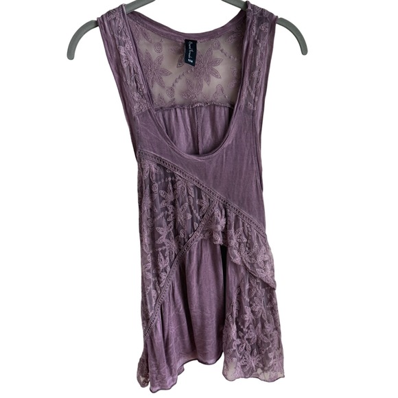 Fairycore Romantic Boho Lavender Tank‎ M - Picture 2 of 5